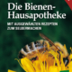 Cover des Buches 'Die Bienen-Hausapotheke' mit einer Biene auf einer Blume