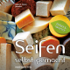 Cover des Buches 'Seifen selbst gemacht' mit vielen verschiedenen Seifen