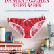 Cover des Buches 'Damenhöschen selbst nähen' mit aufgehängtem rot-weißen Damenunterhöschen, darunter Nähzubehör