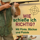 Cover des Buches 'Wie schieße ich richtig?' mit drei Abbildungen mit Gewehr und Pistole zielender Mann