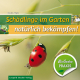 Cover des Buches 'Schädlinge im Garten natürlich bekämpfen' mit einem Marienkäfer
