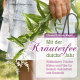 Cover des Buches 'Mit der Kräuterfee durchs Jahr' mit eine Pflanze haltende Hand und dahinter ein weißer Rock