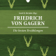 Cover des Buches 'Friedrich von Gagern' mit sieben Hirschkopf-Silhouetten auf grünem Hintergrund
