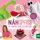 Cover des Buches 'Nähspass mit Kindern durchs Kalenderjahr' mit verschiedenen genähten Figuren und Stücken