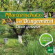 Cover des Buches 'Pflanzenschutz- und Düngemittel selbst gemacht' mit einem Garten mit Blumen, Gräsern und Bäumen