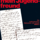 Cover des Buches 'Adolf Hitler mein Jugendfreund' mit handgeschriebenen Briefen