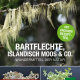 Cover des E-Books 'Bartflechte, Isländisch Moos & Co.' mit drei verschiedenen Abbildungen von Moos und Flechten