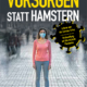 Cover des Buches 'Vorsorgen statt Hamstern' mit einer Frau, die einen Mundschutz trägt