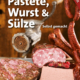 Cover des Buches 'Pastete Wurst & Sülze' mit verschiedenen Pasteten und Würsten