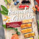 Cover des Buches 'Besondere Obstarten' mit verschiedenen Beerensorten und kleine Brotscheiben mit verschiedener Konfitüren und Marmeladen bestrichen