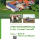 Cover des Buches 'Unternehmensführung Band 2' mit einem landwirtschaftlichen Betrieb und zwei weitere kleine Abbildungen mit Kühen und Traktor
