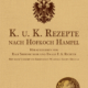 Cover des Buches 'K. u. K. Rezepte nach Hofkoch Hampel' mit braunem Titel auf beigem Hintergrund
