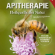 Cover des Buches 'Apitherapie' mit einer Biene auf einer Blume