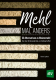 Cover des Buches 'Mehl mal anders' mit 9 Streifen verschiedenen Mehls
