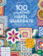 Cover des Buches '100 prachtvolle Häkelquadrate' mit verschiedenen abgebildeten bunten Häkelquadraten