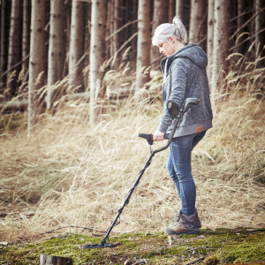 Frau mit Sonde