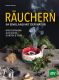 Cover des Buches 'Räuchern im Einklang mit der Natur' mit einem Räuchergefäß umgeben von getrockneten Kräutern und Pflanzen