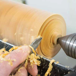 Abbildung einer Holz-Drehmaschine