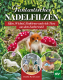 Cover des Buches 'Fantastisches Nadelfilzen' mit gefilztem Fuchs und drei Fliegenpilzen. Unten drei kleine Kreise mit Abbildugen weiterer Projekte.