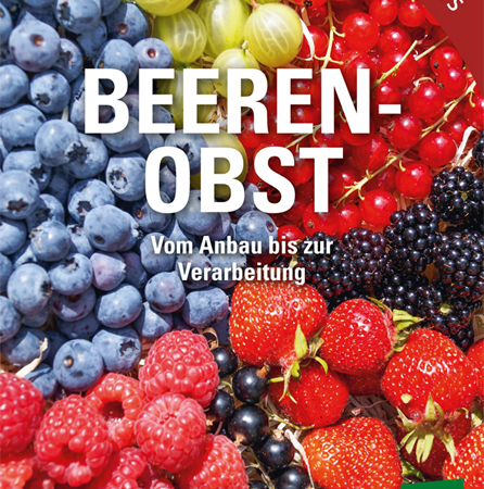 Cover des Buches 'Beerenobst' mit verschiedenen Beerensorten nebeneinander