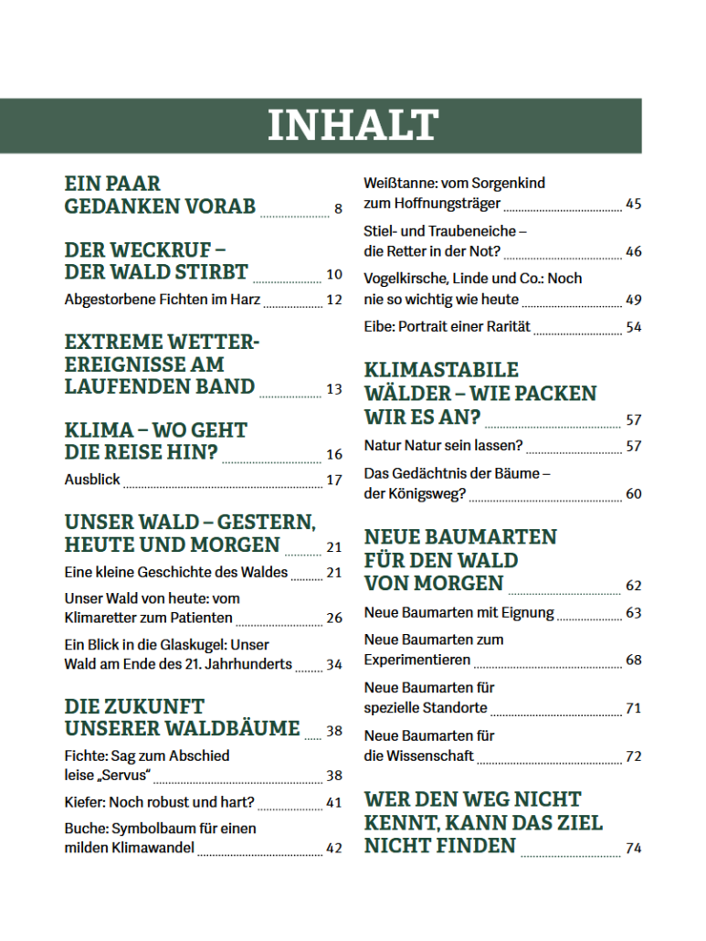 Innenansicht des Buches 'Wald im Wandel'