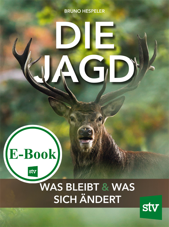 Cover des Buches 'Die Jagd' mit einem Hirsch